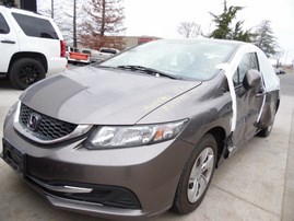 2013 HONDA CIVIC LX GRAY 4DR 1.8L AT A19940